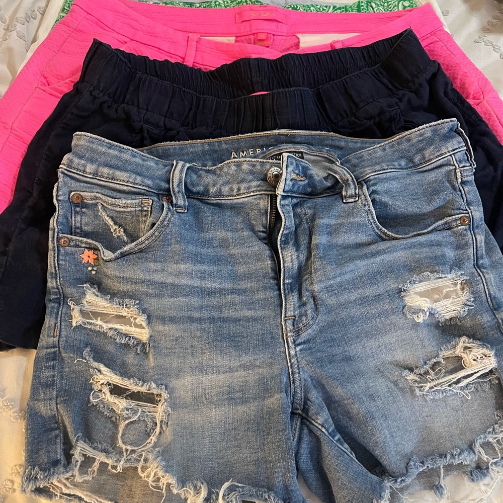 Lilly Pulitzer American Eagle J Crew size 12 shorts